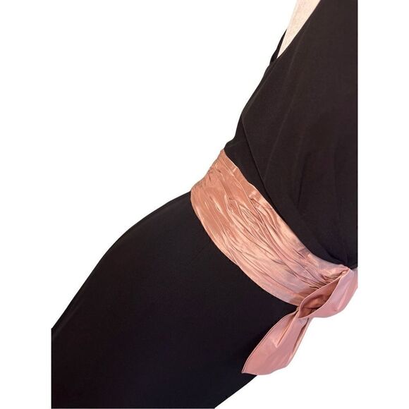 Kay Unger black sleeveless cocktail dress - 4 - Picture 2 of 8